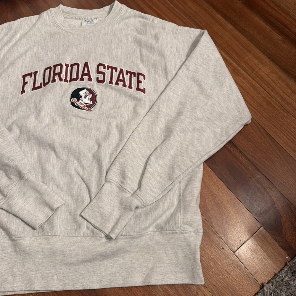 Champion Reverse Weave Florida State University Seminoles Pullover Size Medium - Picture 3 of 7